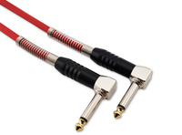 Red's Music instrument cable - Jack 6.3mm angle / Jack 6.3mm angle - Economic - GC0320C-RED - 2m