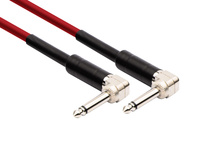 Red's Music instrument cable - Jack 6.3mm angled / Jack 6.3mm angled - Standard - GC1303-RED - 0.3m