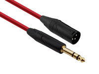 Red's Music Microphone Cable - XLR M / Jack 6.3 stereo - Standard - MC15100BX-RED - 10m