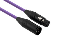 Red's Music Microphone Cable - XLR F / XLR M - Standard - MC1150BX-PURPLE - 5m