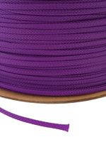 Polyester PET braid for the cable, 4mm purple cable sheath - 1m