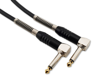 Kabel instrumentalny Red's Music – Jack 6.3mm kątowy / Jack 6.3mm kątowy – Economic - GC03015C - 0.15m