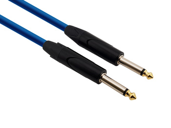 Kabel instrumentalny Red's Music – Jack 6.3mm / Jack 6.3mm – Standard - GC1105BX-BLUE - 0.5m