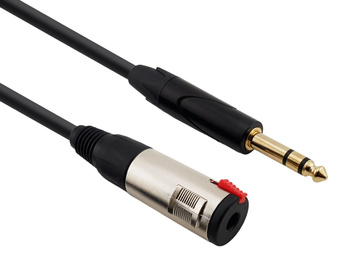 Red's Music audio cable - 6.3mm stereo jack / 6.3mm stereo jack socket - AU2410BX - 1m