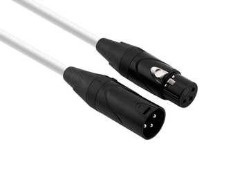 Kabel Mikrofonowy Red's Music - XLR F / XLR M - Standard - MC11150BX-WHITE- 15m