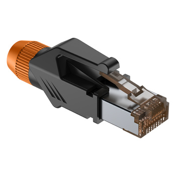 Wtyk typu RJ45 z osłoną - Roxtone - RJ45C5E-PH-OG