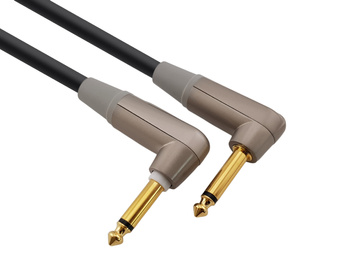 Kabel instrumentalny Red's Music – Jack 6.3mm kątowy / Jack 6.3mm kątowy z wyłącznikiem (Silent) – Stronger - GCSR1330W - 3m