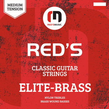 Red's Music classical guitar strings - ELITE-BRASS