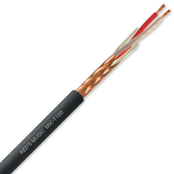 Red's Music MIC-T100 STANDARD Thin microphone cable - (2 x 0.23mm²) - Cable on spool