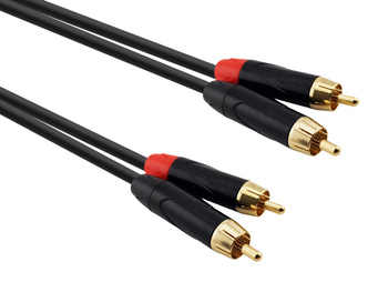 Red's Music audio cable - 2x RCA cinch plug / 2x RCA cinch plug - AU1503BX - 0.3m