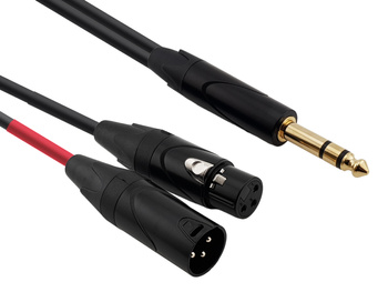 Red's Music audio cable - 6.3mm stereo jack / (XLR F - XLR M) - AU1810BX - 1m