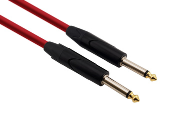 Kabel instrumentalny Red's Music – Jack 6.3mm / Jack 6.3mm – Standard - GC1105BX-RED - 0.5m