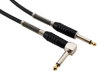 Red's Music instrument cable - Jack 6.3mm / Jack 6.3mm angled - Economic - GC0203C - 0.3m