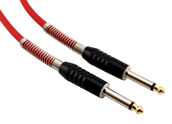 Red's Music instrument cable - Jack 6.3mm / Jack 6.3mm - Economic - GC0103C-RED - 0.3m