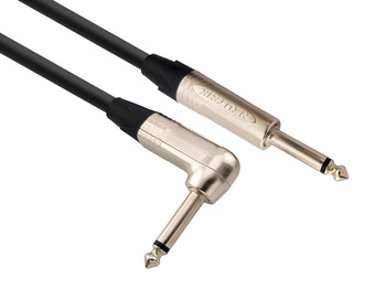 Red's Music instrument cable - Jack 6.3mm / Jack 6.3mm angled - Neutrik standard - GCN1205 - 0.5m