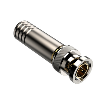 Złącze BNC 75Ω wtyk kablowy (srebrny) - Roxtone - RB75G-N