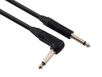 Kabel instrumentalny Red's Music – Jack 6.3mm / Jack 6.3mm kątowy – Stronger Neutrik - GCSN1215 - 1,5m