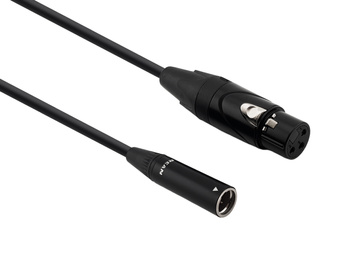 Red's Music audio cable - XLR F female / mini XLR M male - AU3303BXR - 0.3m