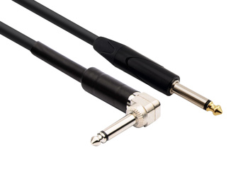 Kabel instrumentalny Red's Music – Jack 6.3mm / Jack 6.3mm kątowy – Standard - GC1205BX - 0.5m