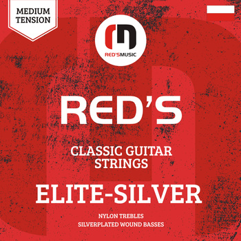 Red's Music classical guitar strings - ELITE-SILVER