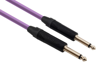 Kabel instrumentalny Red's Music – Jack 6.3mm / Jack 6.3mm – Stronger Neutrik - GCSN1115-VIOLET - 1,5m