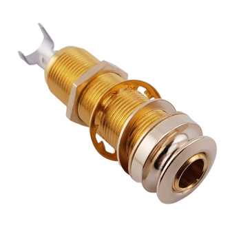 Guitar Jack Endpin 4 Pin Socket - ST-P 1JP-042O (Oro - Gold)