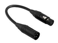 Kabel adapter DMX Red's Music - XLR F 5pin / XLR M 3pin - Standard - DXA5F3M - 0,2m