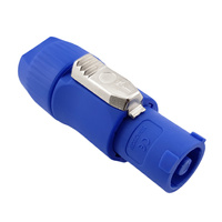 Złącze zasilania sieciowego na kablowe 3-pin 250V/20A - A (niebieskie / wejście) - Red's Music - ZZS-A